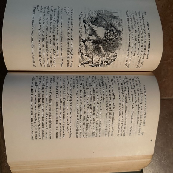 Antique 1936 The Complete Works of Lewis Carroll Sylvie & Bruno Huge Hardcover - Picture 5 of 10